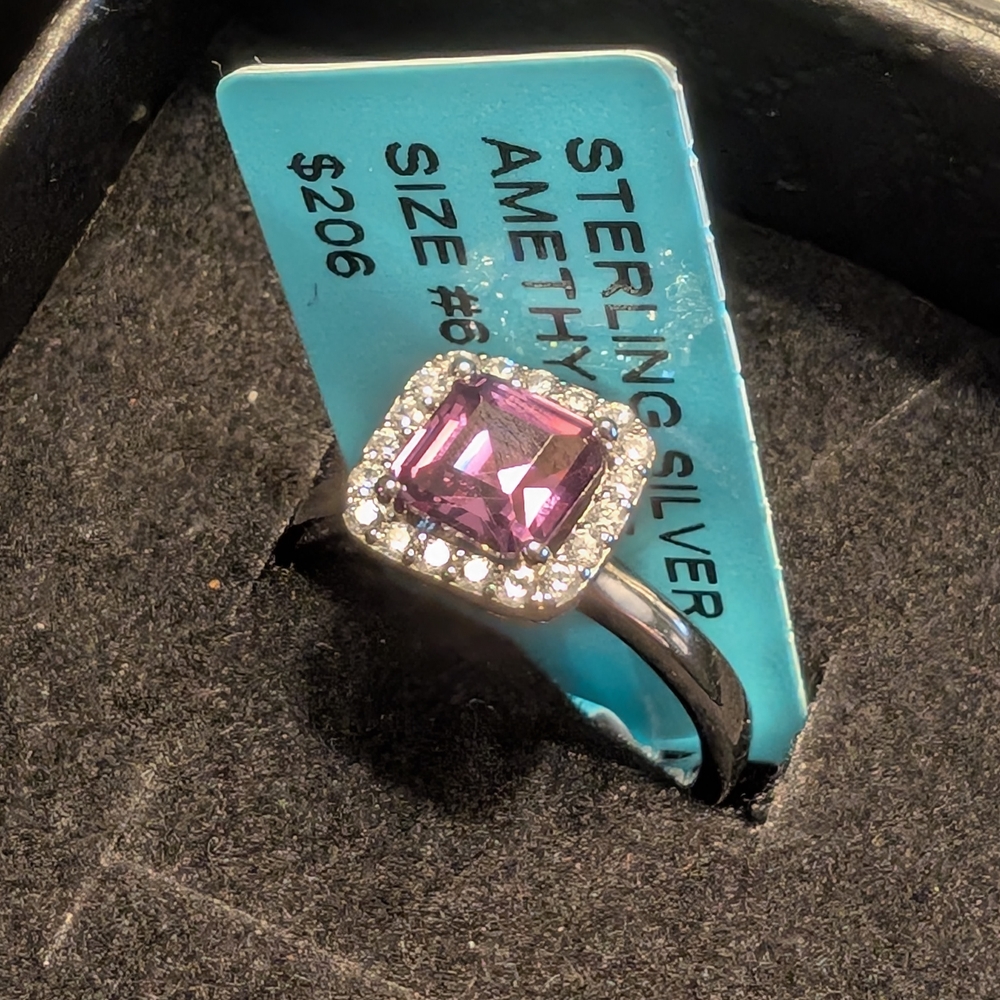 Sterling Silver Amethyst Ring